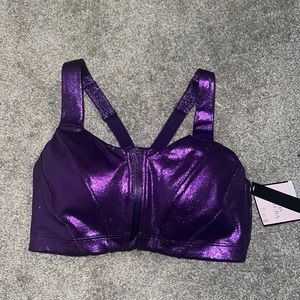 Shimmery Purple Knockout Bra